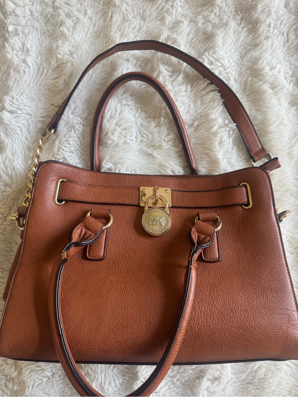 Michael Kors Chestnut Brown Hamilton Purse